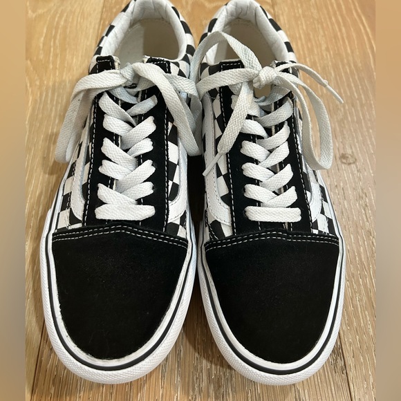 Vans UA old skool sneakers in Primary Check Black/White - Picture 6 of 7